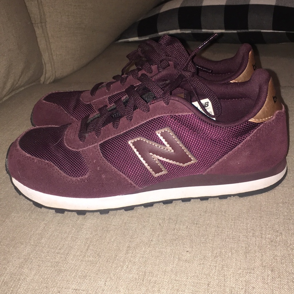 New Balance Burgundy Sneakers